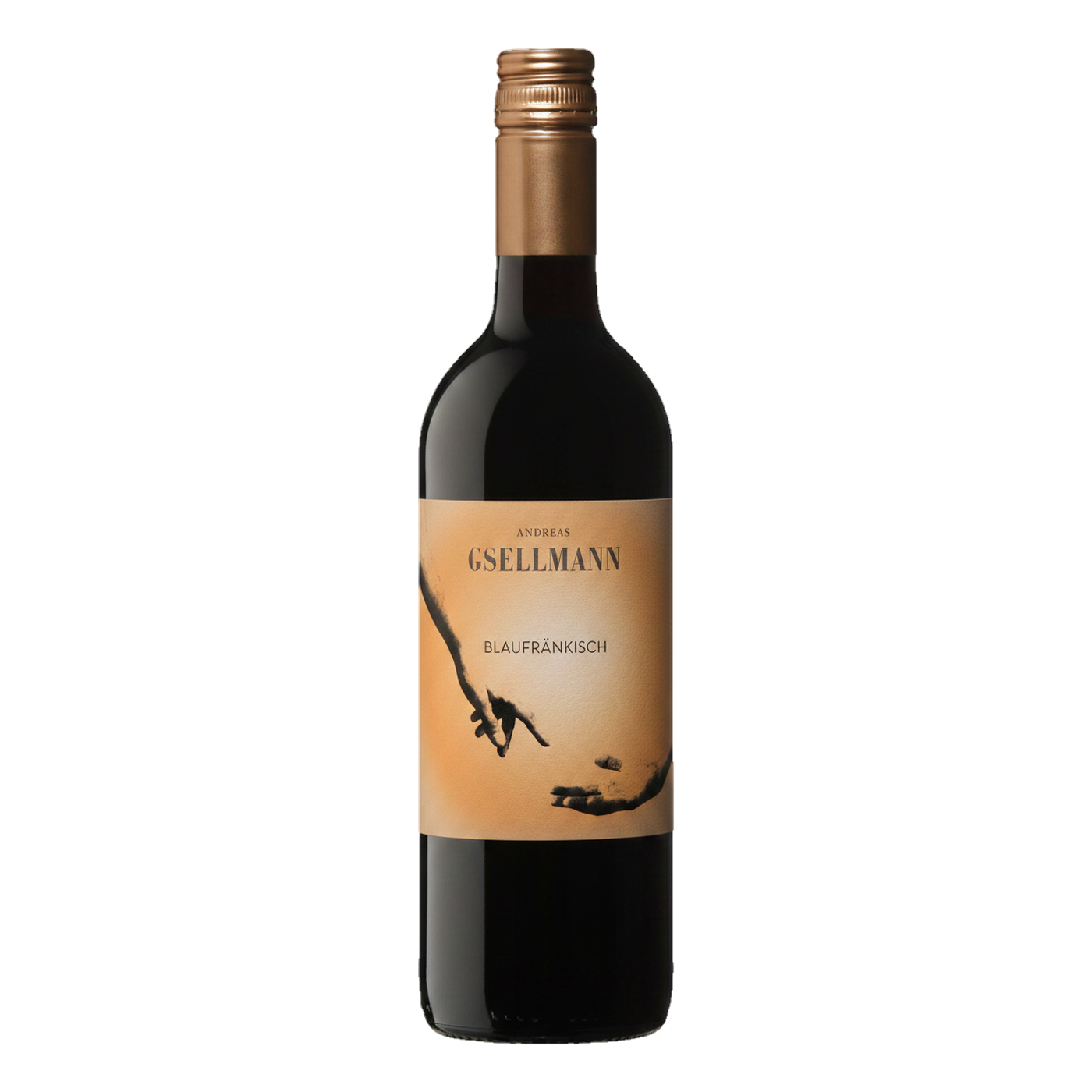 Andreas Gsellmann Blaufränkisch Organic 2025 Rotwein Flasche, biodynamisch aus Gols Burgenland, Schwarzerde-Terroir | Andreas Gsellmann Blaufränkisch Organic 2025 red wine bottle, biodynamic from Gols Burgenland, black-earth terroir