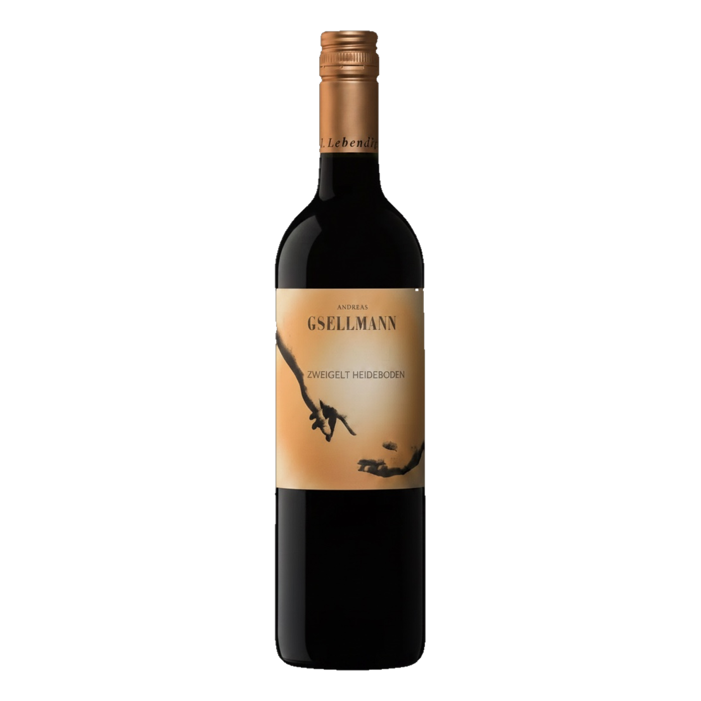 Flasche Andreas Gsellmann Zweigelt Hiedeboden 2021, biodynamisch aus Gols, Burgenland | Bottle of Andreas Gsellmann Zweigelt Hiedeboden 2021, biodynamic from Gols, Burgenland