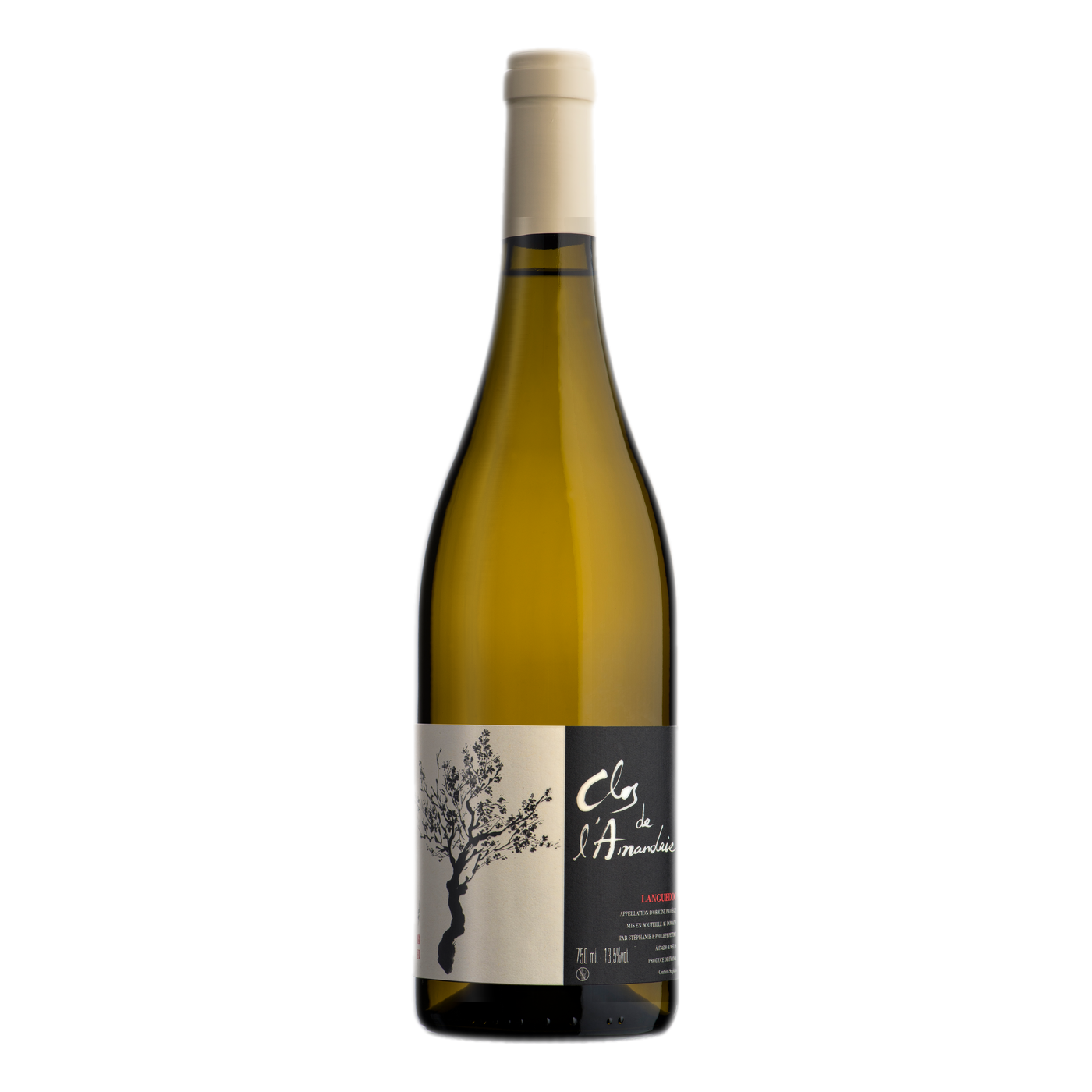 Clos de l'Amandaie L'Amandaie White 2023 – Grenache Blanc Hefelager aus Languedoc, Fenchel und Honig, trocken | Clos de l'Amandaie L'Amandaie White 2023 – Grenache Blanc lees-aged from Languedoc, fennel and honey, dry white wine