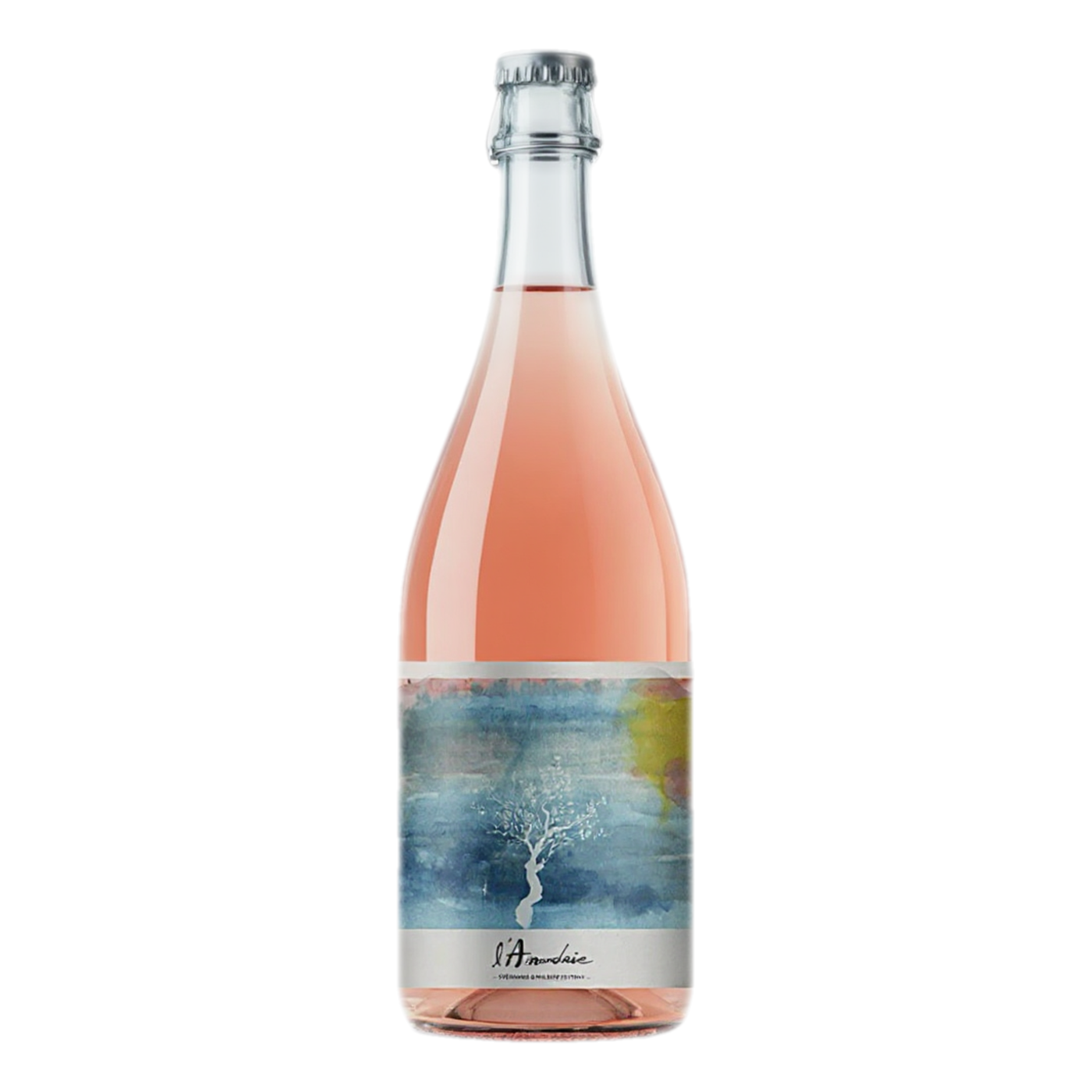 Clos de l'Amandaie Pet Nat Cinsault 2025 – blassrosa Schaumwein aus Languedoc, ungefiltert und trocken | Clos de l'Amandaie Pet Nat Cinsault 2025 – pale-pink sparkling wine from Languedoc, unfiltered and bone-dry