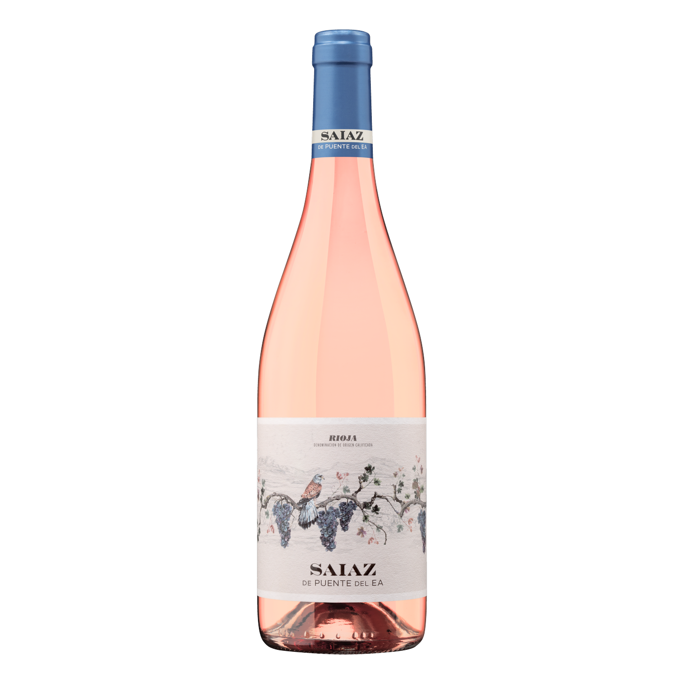 Puente del EA Saiaz Rosé 2025: blassrosa Garnacha-Roséwein aus Rioja Alta mit Erdbeere, Birne und mineralischer Frische | Puente del EA Saiaz Rosé 2025: pale salmon Garnacha rosé from Rioja Alta with strawberry, pear and mineral freshness