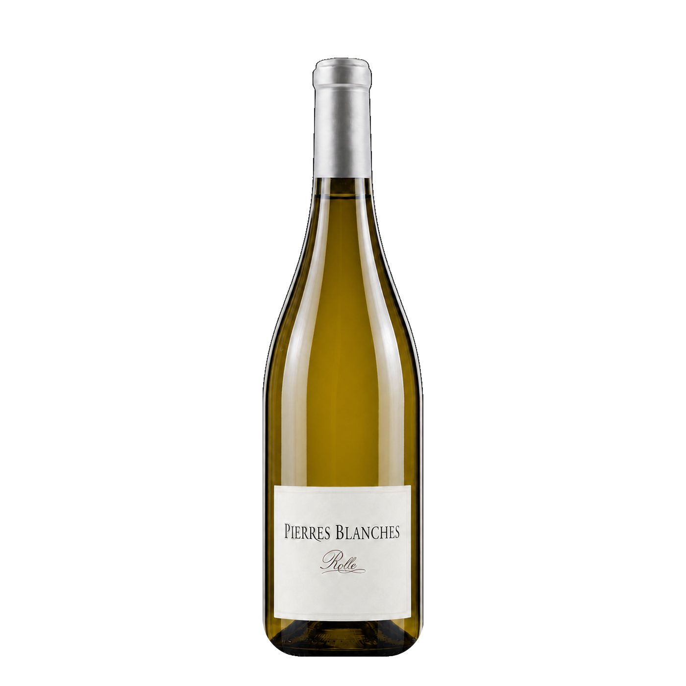 Rolle Weißwein von Vignerons Propriétés Associés: Flasche vor hellem Hintergrund, Languedoc-Roussillon, grüner Apfel und steinige Mineralik | Rolle white wine by Vignerons Propriétés Associés: bottle on light background, Languedoc-Roussillon, green apple and stony minerality
