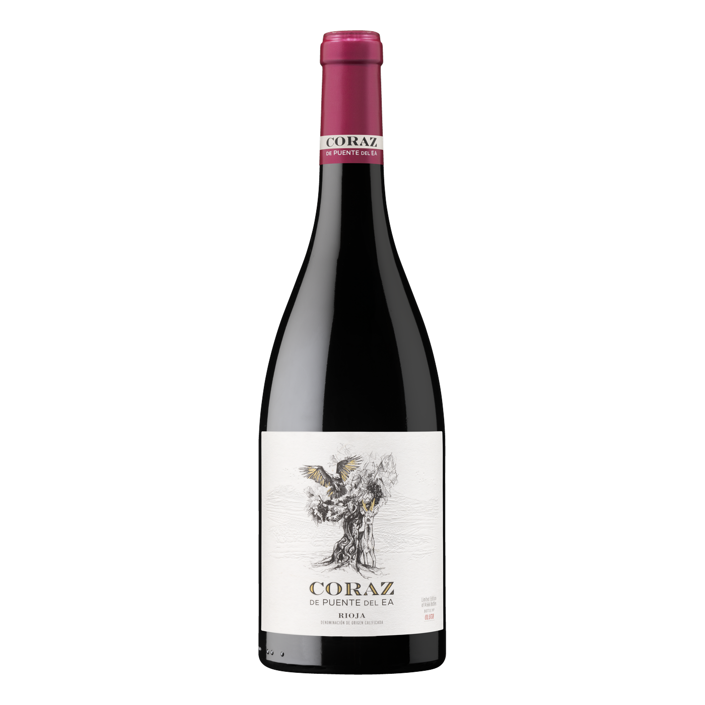 Puente del EA Coraz Tempranillo 2025 Flasche, 60-jährige Reben Rioja Alta, Brombeere Schokolade | Puente del EA Coraz Tempranillo 2025 bottle, 60-year-old vines Rioja Alta, blackberry chocolate