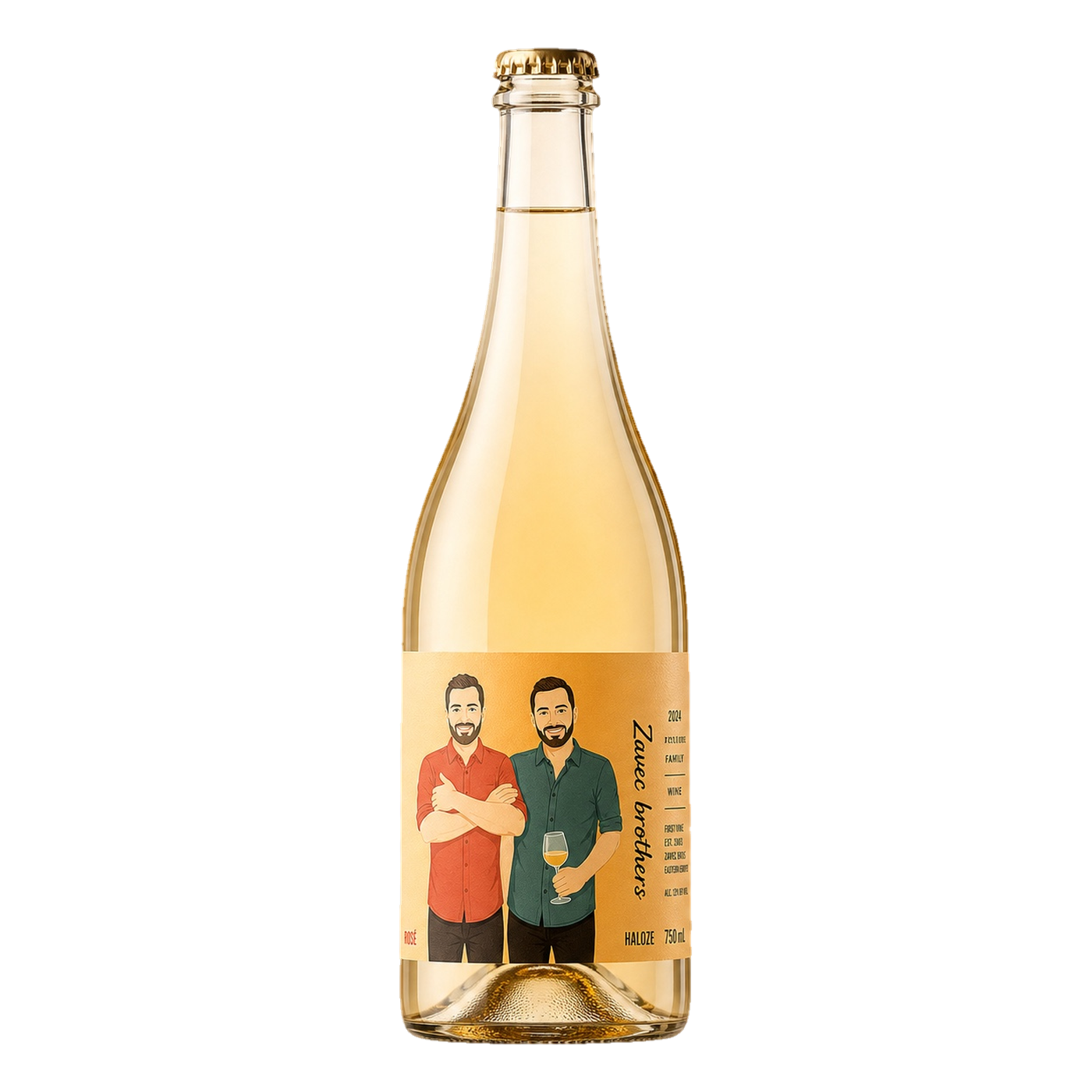 Zavec Family Estate Pet Nat White Chardonnay 2025 – undegorgierter Schaumwein aus Haloze auf Mergel, Spontangärung, grüner Apfel und Aprikose | Zavec Family Estate Pet Nat White Chardonnay 2025 – undisgorged sparkling wine from Haloze marl, wild-fermented, green apple and apricot
