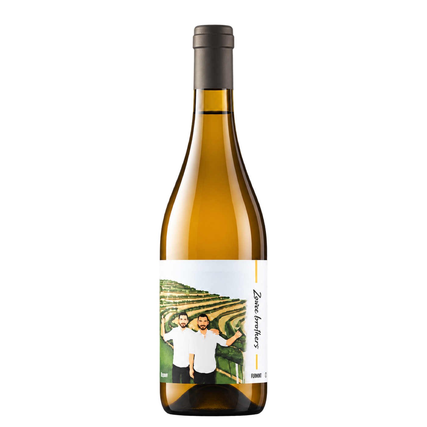Furmint Skin Contact · Haloze — clean transparent catalog bottle