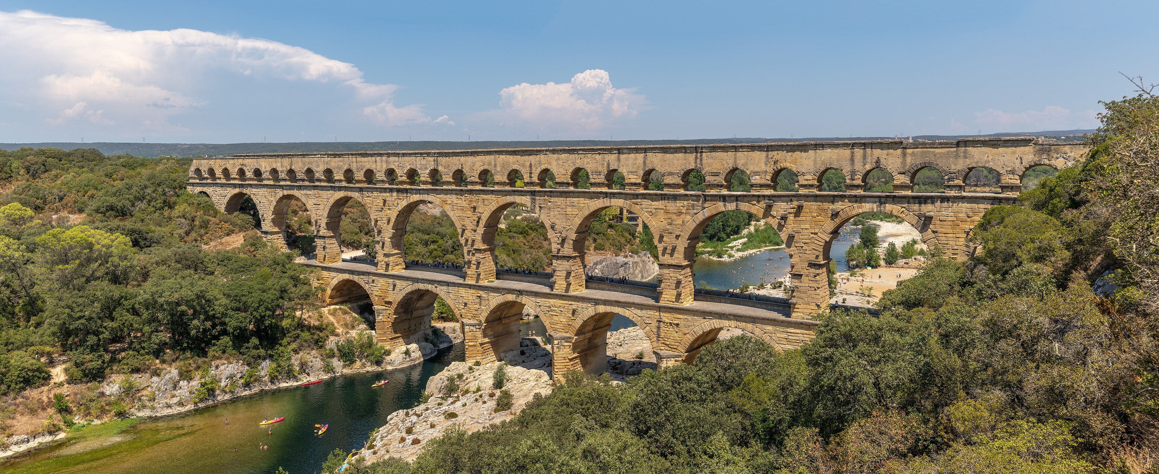 Pont du Gard und der Gardon in der Heimatregion von VPA — Foto von Pierre Blaché (CC0)